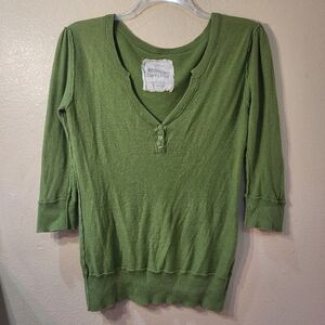 Mossimo button up henley shirt.